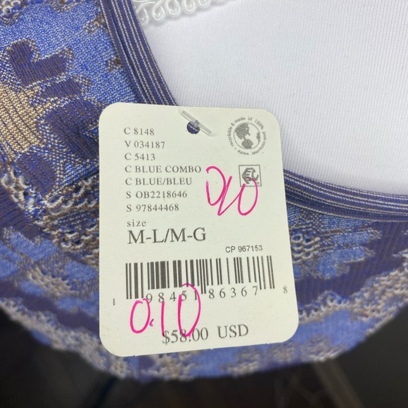 NWT | Free People Crochet Knit | “Free For All Cardi” | Blue Combo - Picture 9 of 11